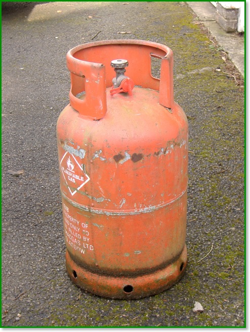 Photo of small Propane cylinder