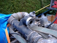 Photo of mixer & intake arrangement used with carbs